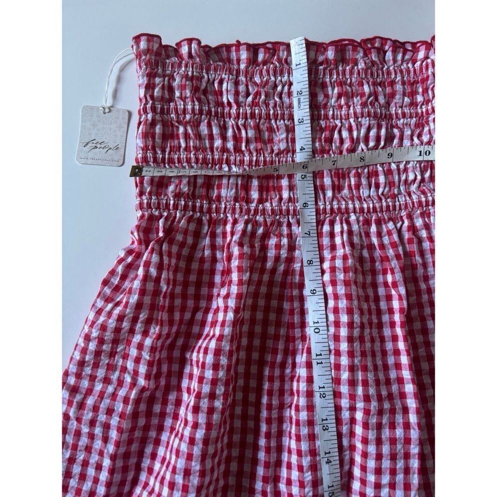 Free People One Sunni Convertible Skirt in Red/White Size XS ~ NWT - Picture 6 of 8
